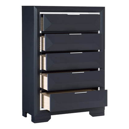 Rosemont Midnight Blue Storage Platform Bedroom Set from Homelegance - Luna Furniture