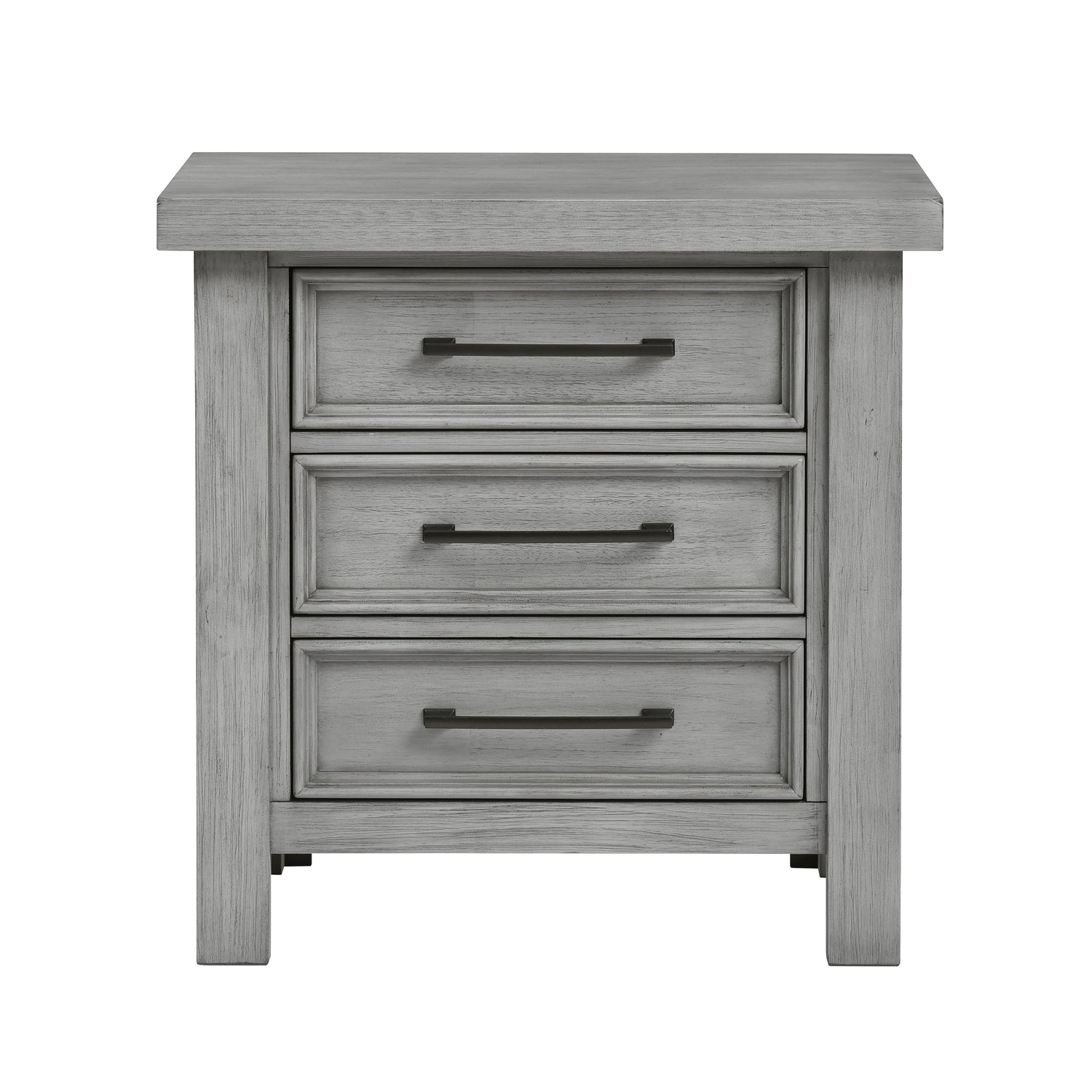 Logandale Antique Gray Sleigh Storage Platform Bedroom Set from Homelegance - Luna Furniture