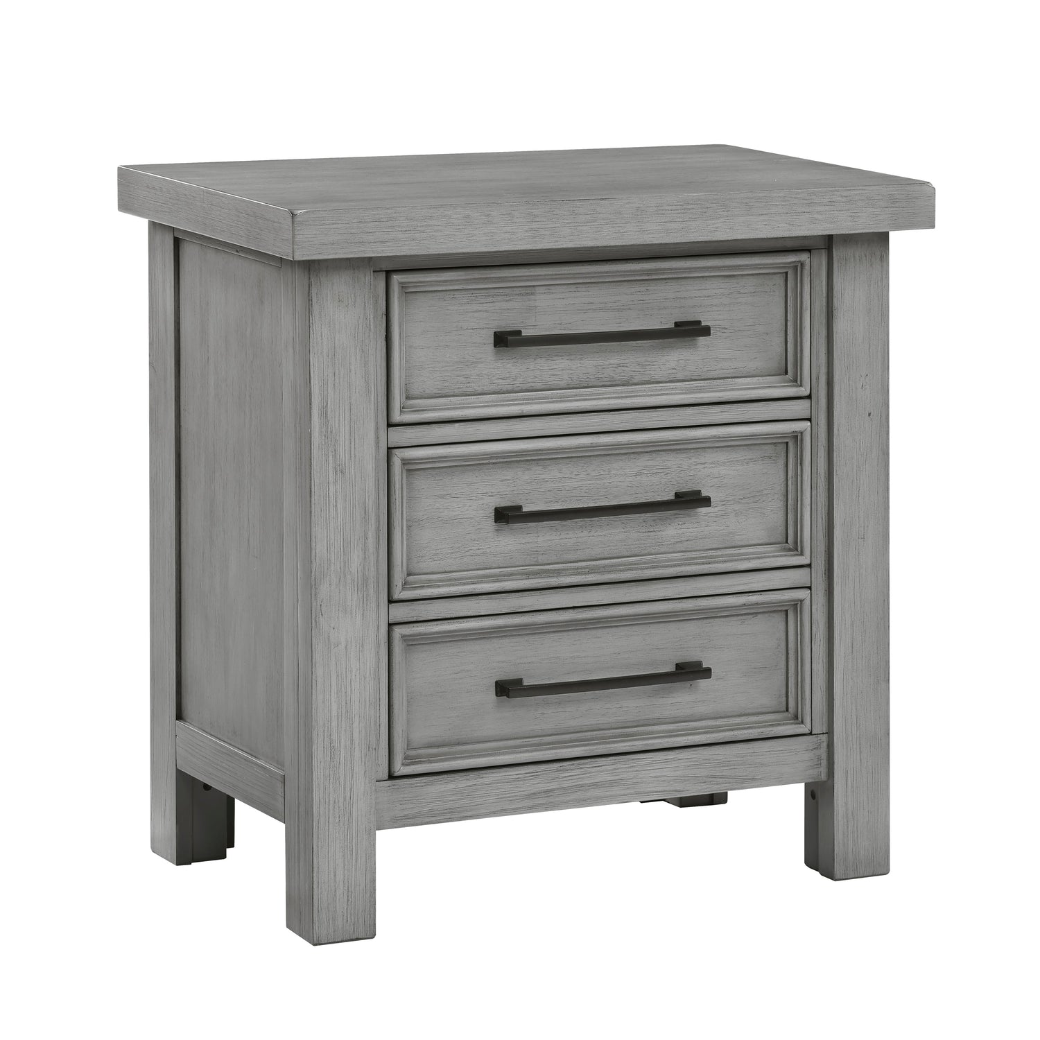 Logandale Antique Gray Sleigh Storage Platform Bedroom Set from Homelegance - Luna Furniture