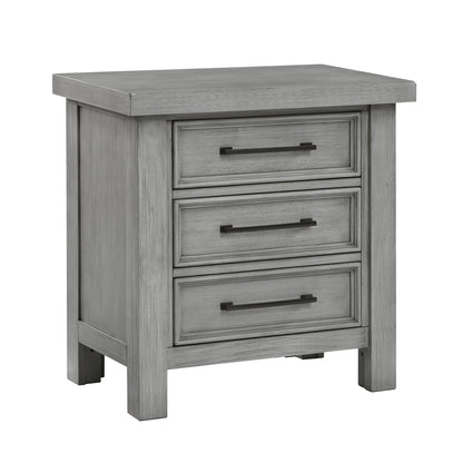 Logandale Antique Gray Sleigh Storage Platform Bedroom Set from Homelegance - Luna Furniture