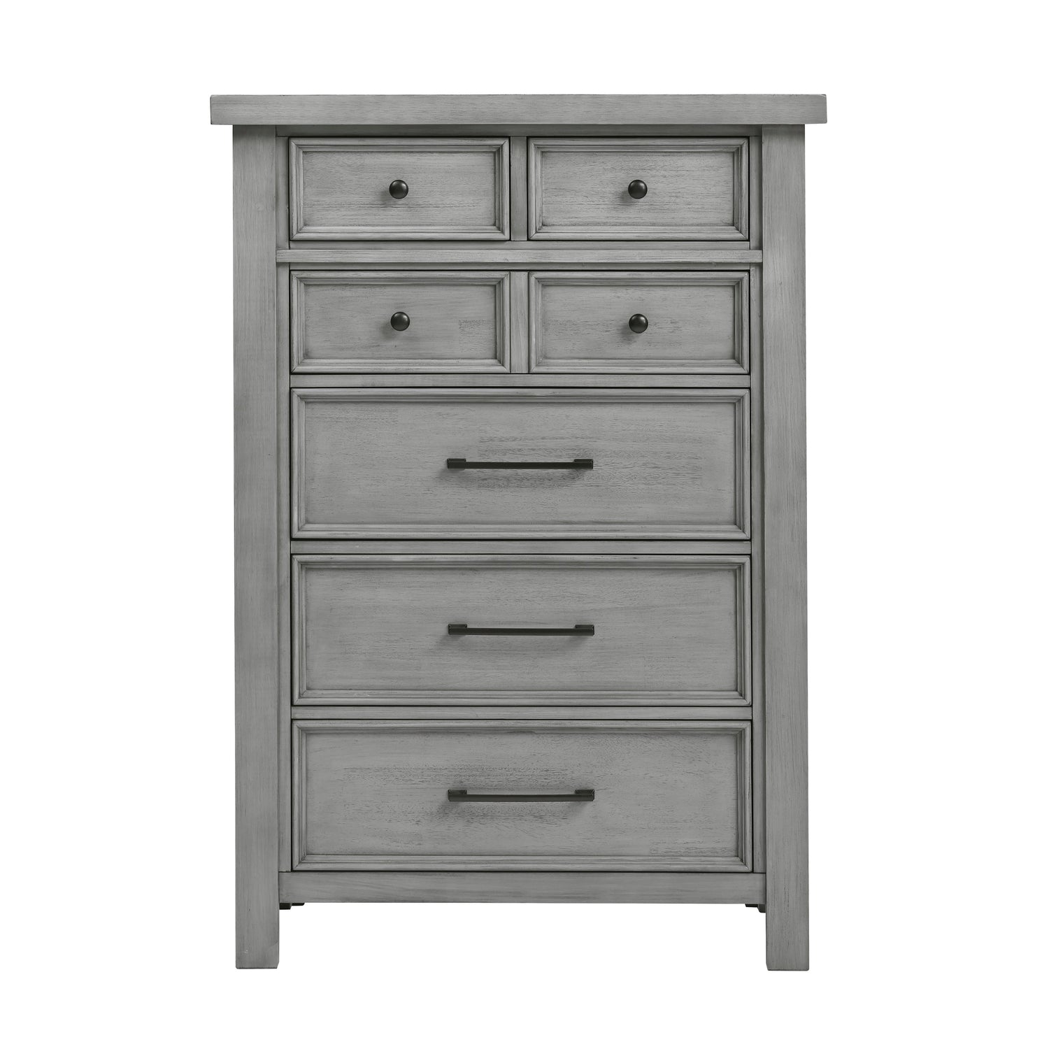 Logandale Antique Gray Sleigh Storage Platform Bedroom Set from Homelegance - Luna Furniture