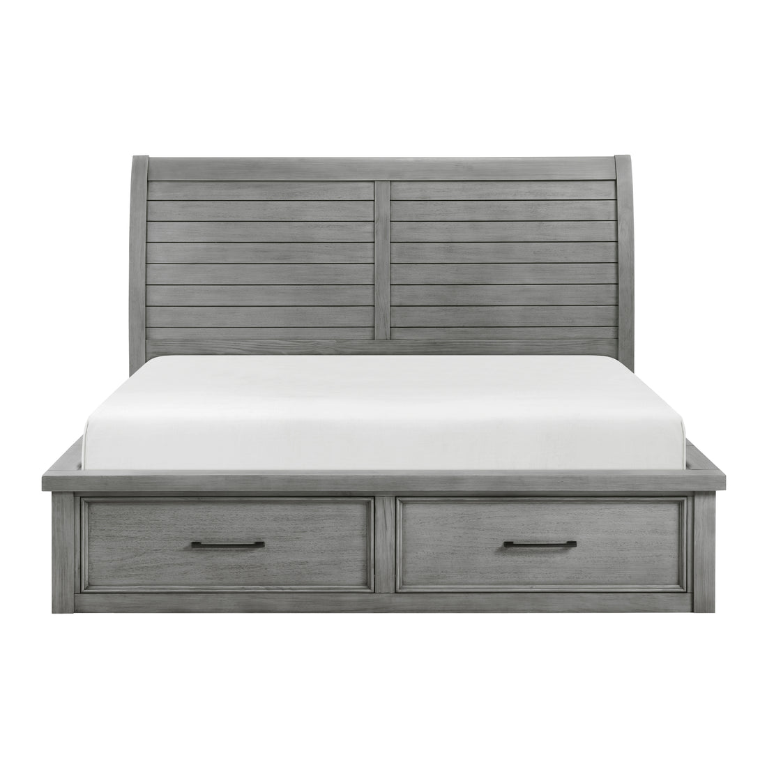1559DGK-1EK* (4) Eastern King Platform Bed with Footboard Storage - 1559DGK-1EK*