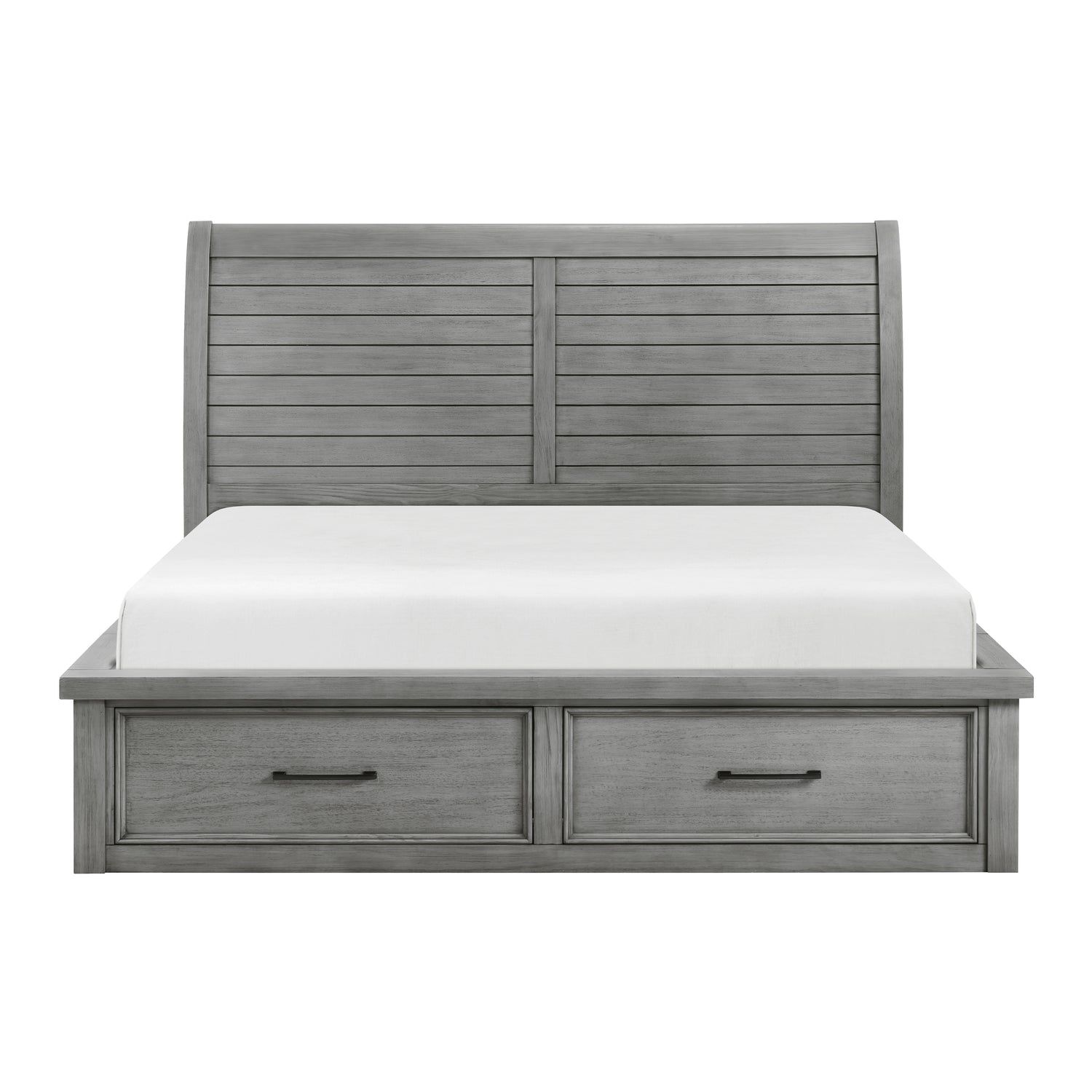 1559DGK-1EK* (4) Eastern King Platform Bed with Footboard Storage - 1559DGK-1EK*