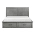 1559DGK-1EK* (4) Eastern King Platform Bed with Footboard Storage - 1559DGK-1EK*