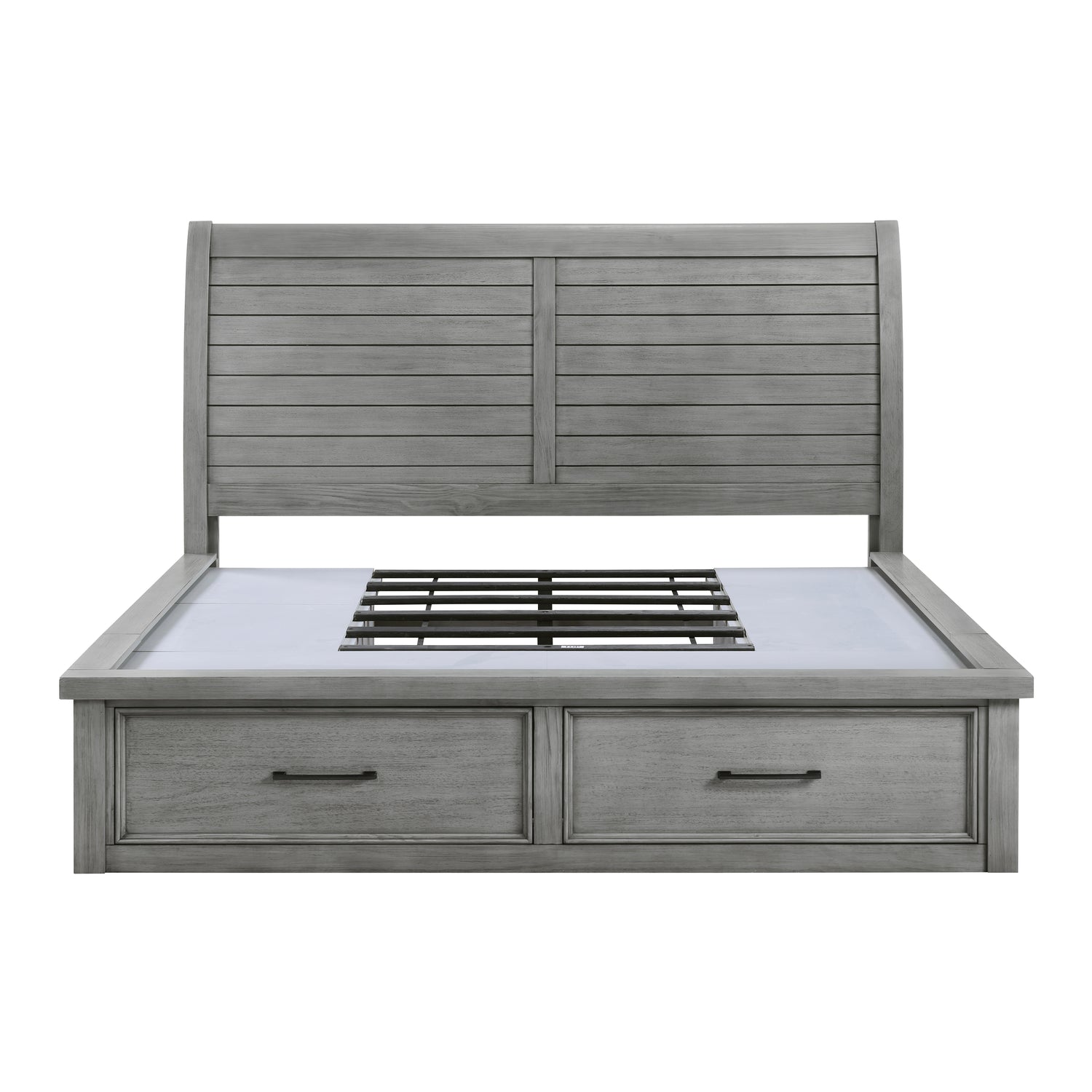 1559DGK-1EK* (4) Eastern King Platform Bed with Footboard Storage - 1559DGK-1EK*