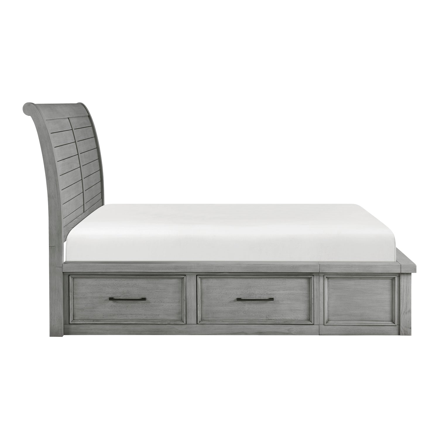 1559DGK-1EK* (4) Eastern King Platform Bed with Footboard Storage - 1559DGK-1EK*