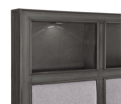 Wittenberry Gray Queen Storage Platform Bed from Homelegance - Luna Furniture