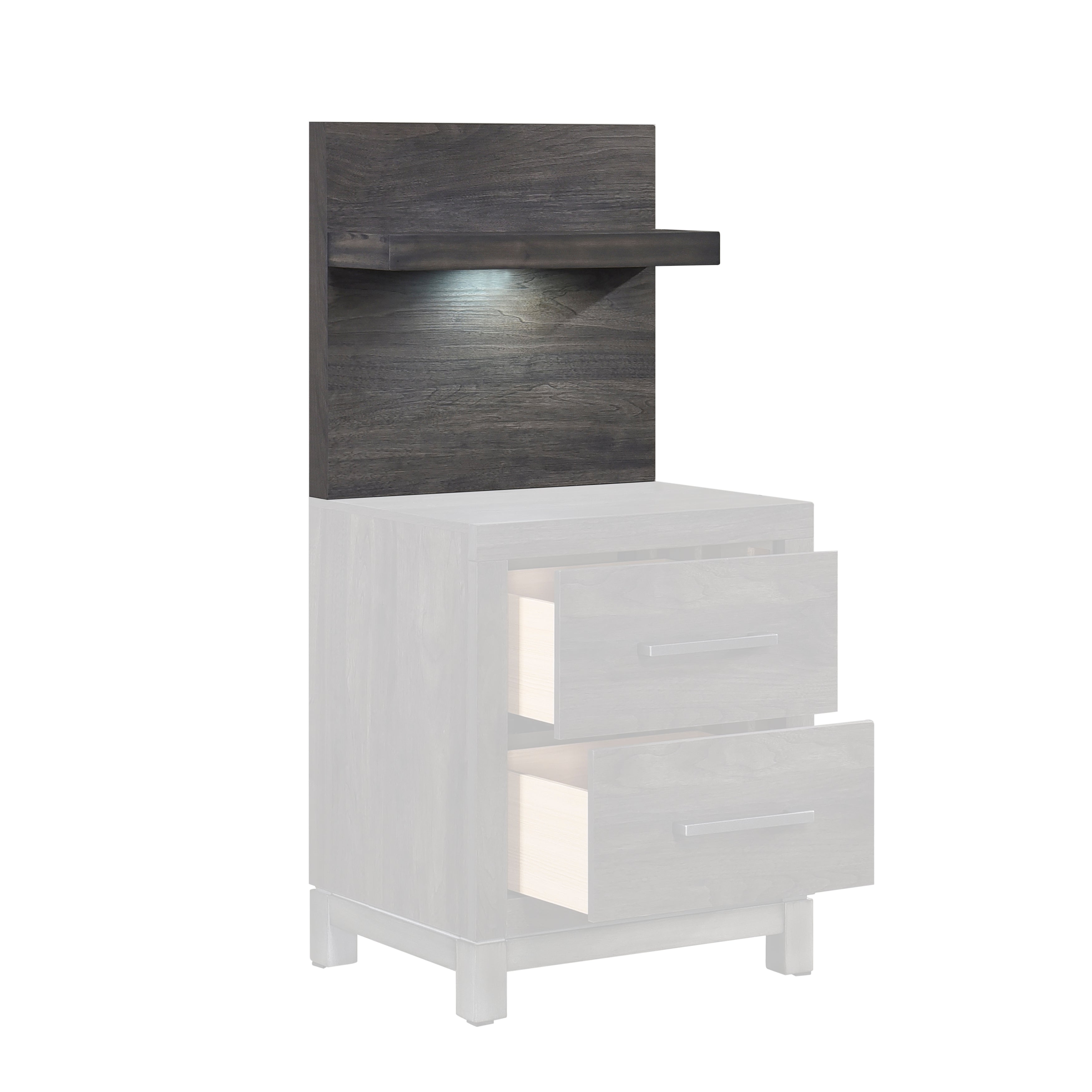 1577DG-4P Wall Panel for Night Stand, 1-Piece - 1577DG-4P
