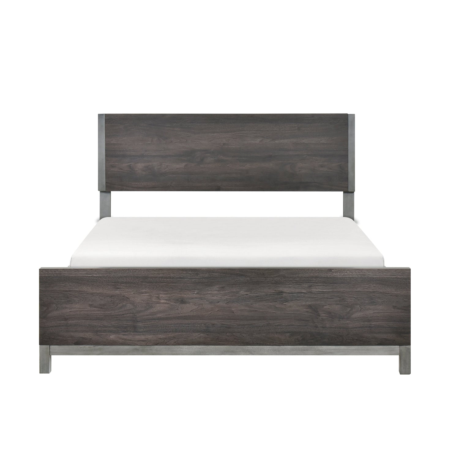 Zephyr Brownish Gray King Panel Bed from Homelegance - Luna Furniture