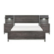 1577DGK-1EK*WB 5pc Set Eastern King Wall Bed (EK+2NS+2NS-P) - 1577DGK-1EK*WB