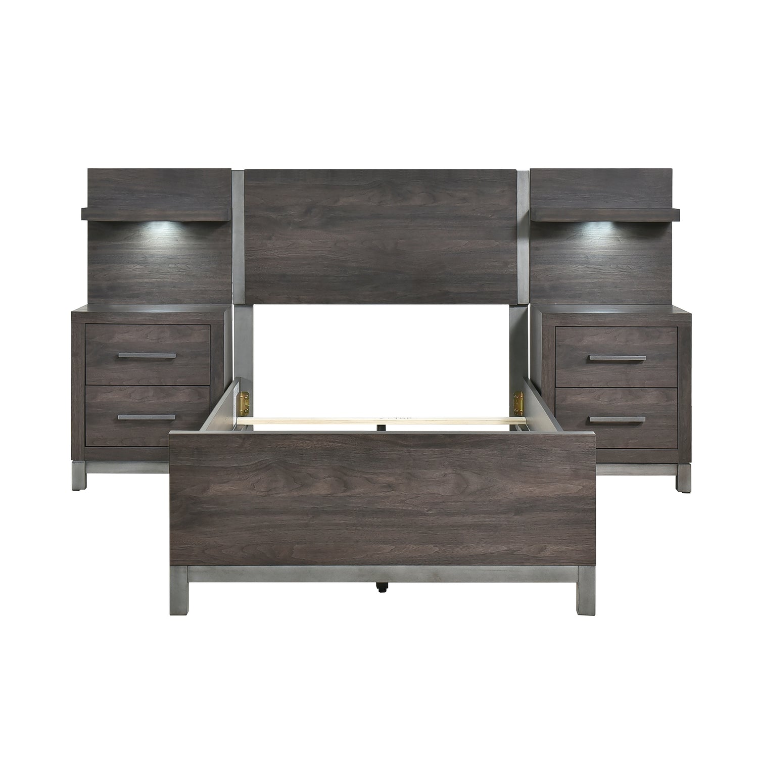 1577DGT-1*WB 5pc Set Twin Wall Bed (TB+2NS+2NS-P) - 1577DGT-1*WB
