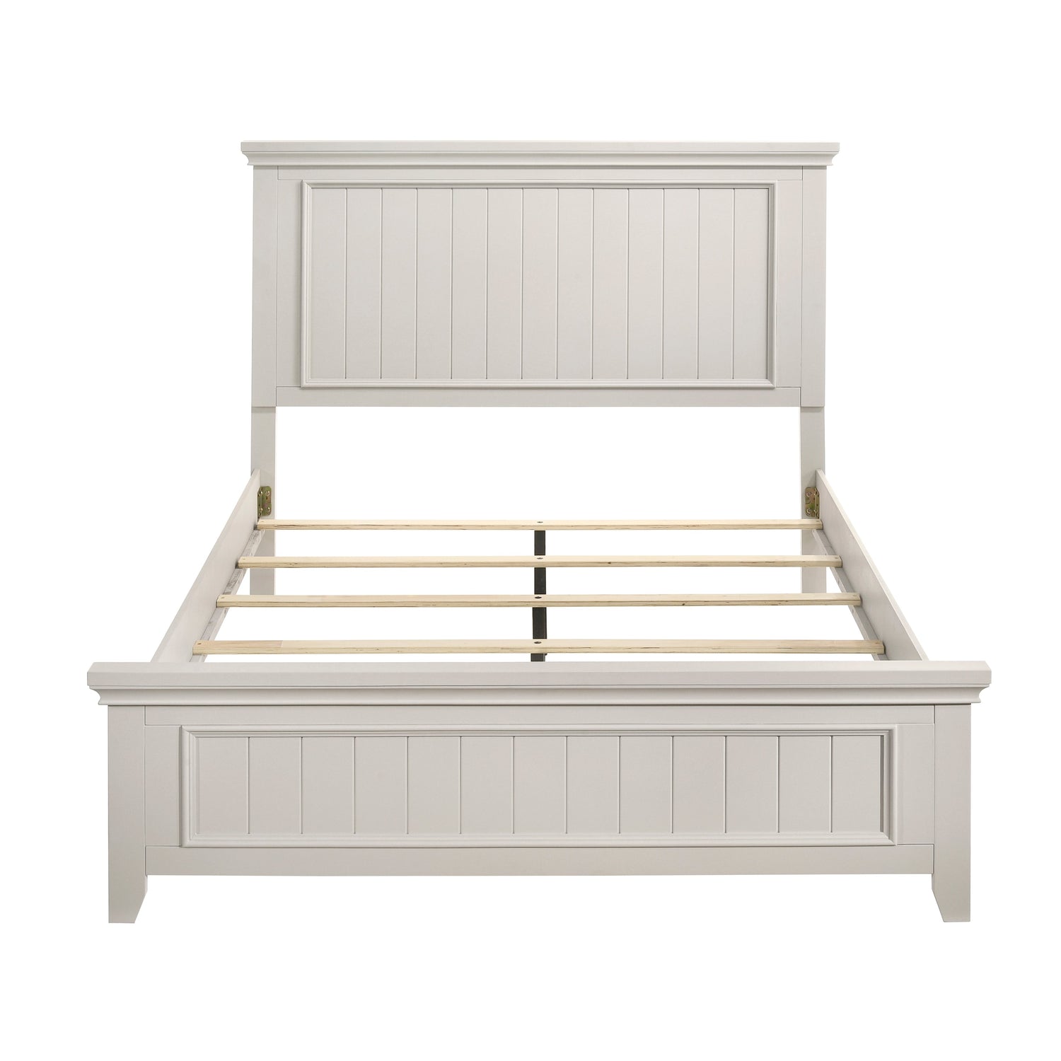 Donahue White King Panel Bed from Homelegance - Luna Furniture
