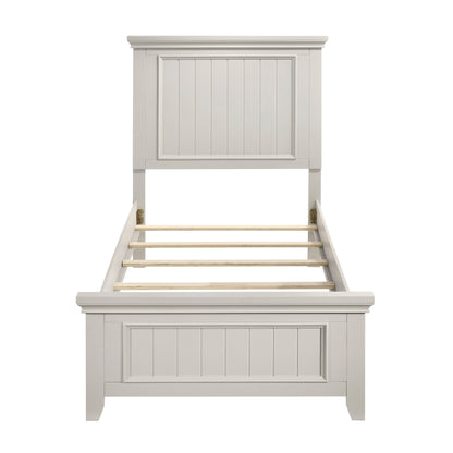 Donahue White Twin Panel Bed from Homelegance - Luna Furniture