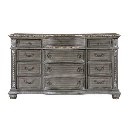 Bennington Gray Sleigh Bedroom Set from Homelegance - Luna Furniture