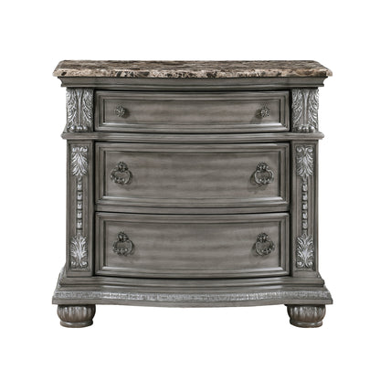 Bennington Gray Sleigh Bedroom Set from Homelegance - Luna Furniture
