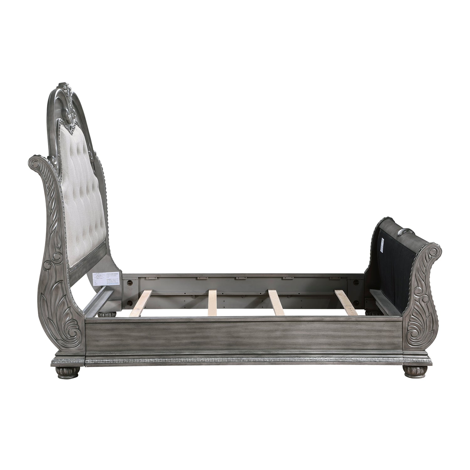 Bennington Gray Queen Sleigh Bed from Homelegance - Luna Furniture