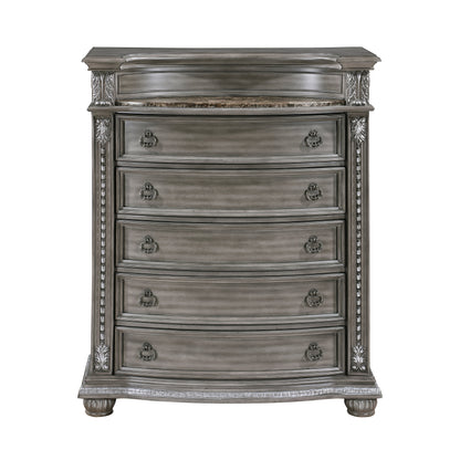 Bennington Gray Sleigh Bedroom Set from Homelegance - Luna Furniture