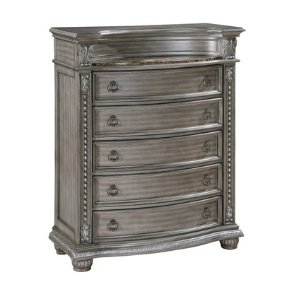 Bennington Gray Sleigh Bedroom Set from Homelegance - Luna Furniture