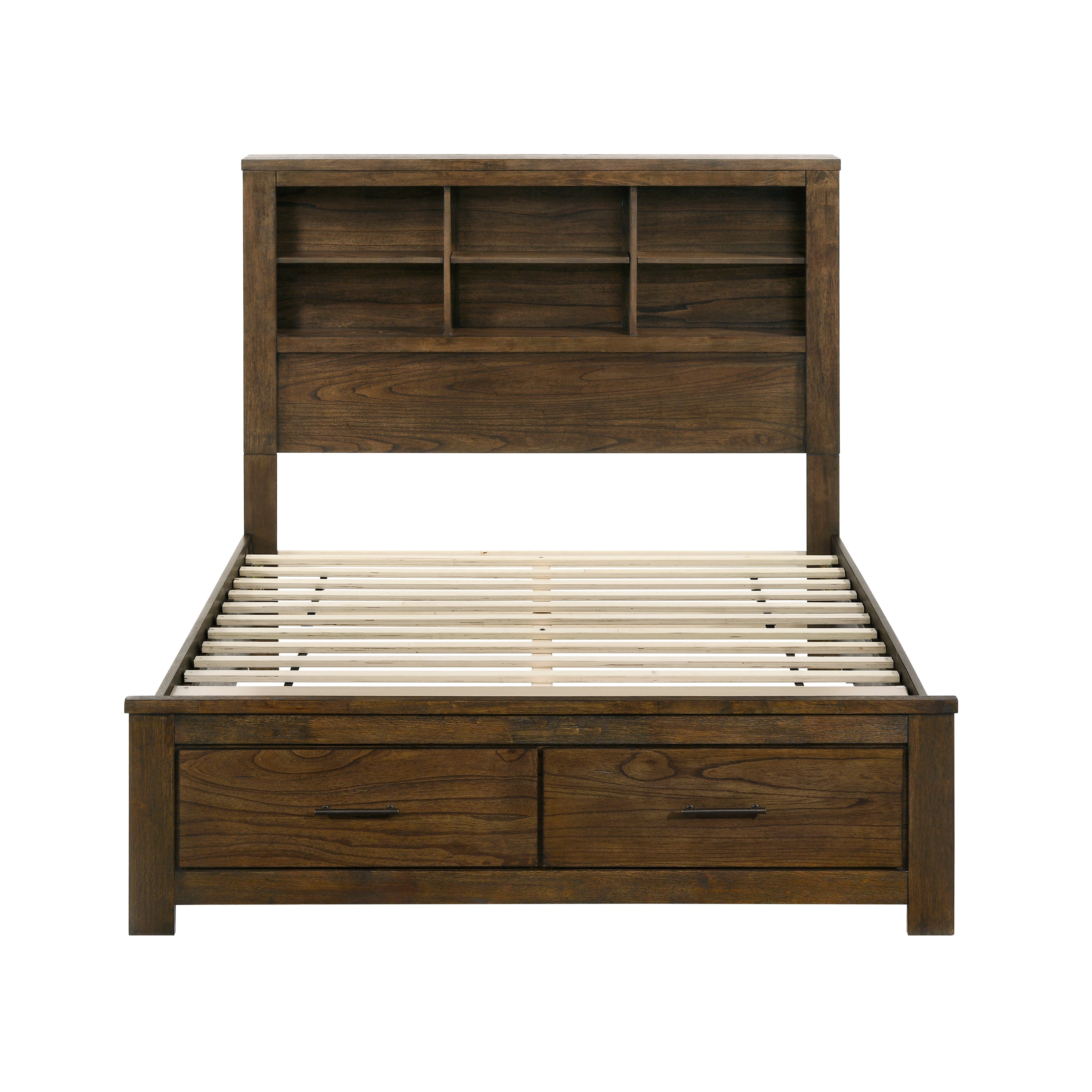 1592K-1EK*WB (5) 5pc Set Eastern King Wall Platform Bed (EKB+2NS+2NS-P) - 1592K-1EK*WB
