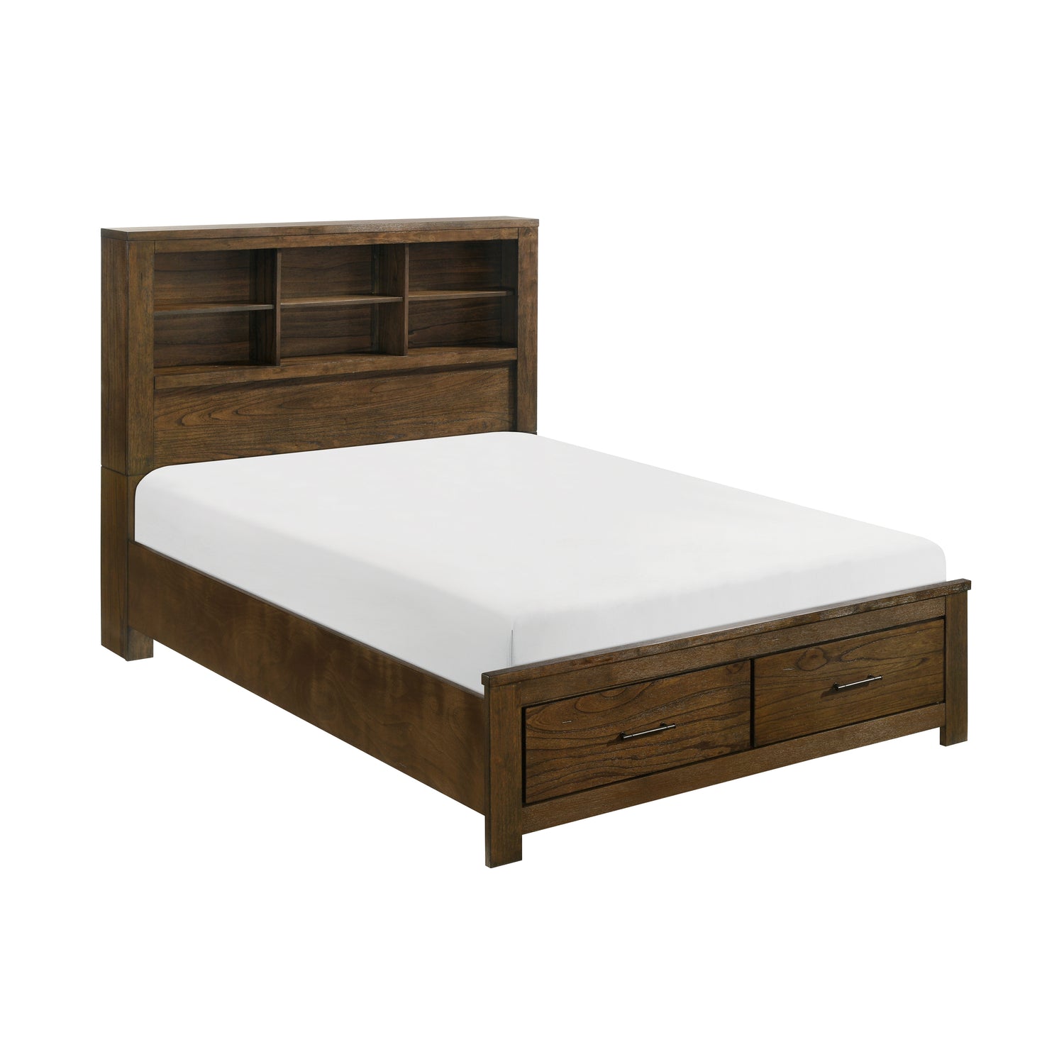 1592K-1EK*WB (5) 5pc Set Eastern King Wall Platform Bed (EKB+2NS+2NS-P) - 1592K-1EK*WB