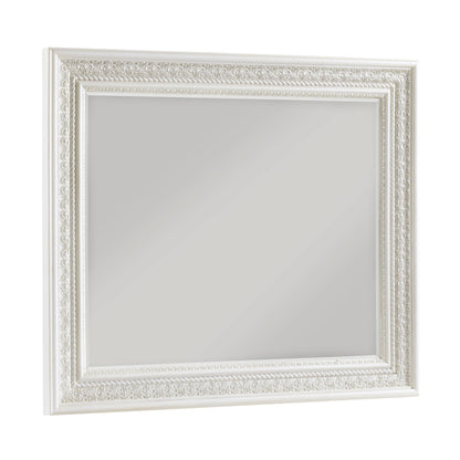 Theodora Pearl White Panel Bedroom Set from Homelegance - Luna Furniture