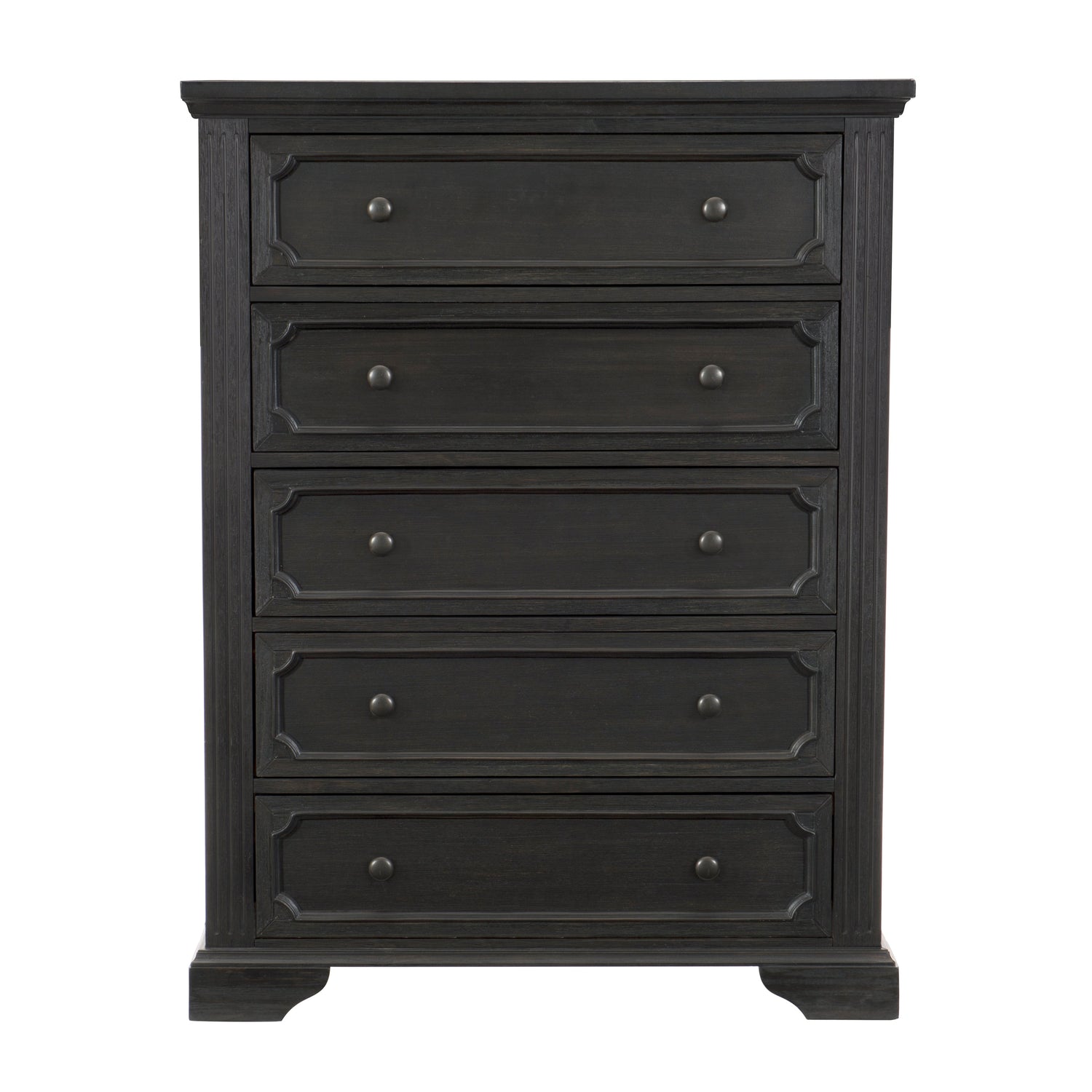Bolingbrook Wire-Brushed Charcoal Storage Platform Bedroom Set from Homelegance - Luna Furniture