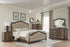 Heath Court Brown Oak Panel Bedroom Set from Homelegance - Luna Furniture
