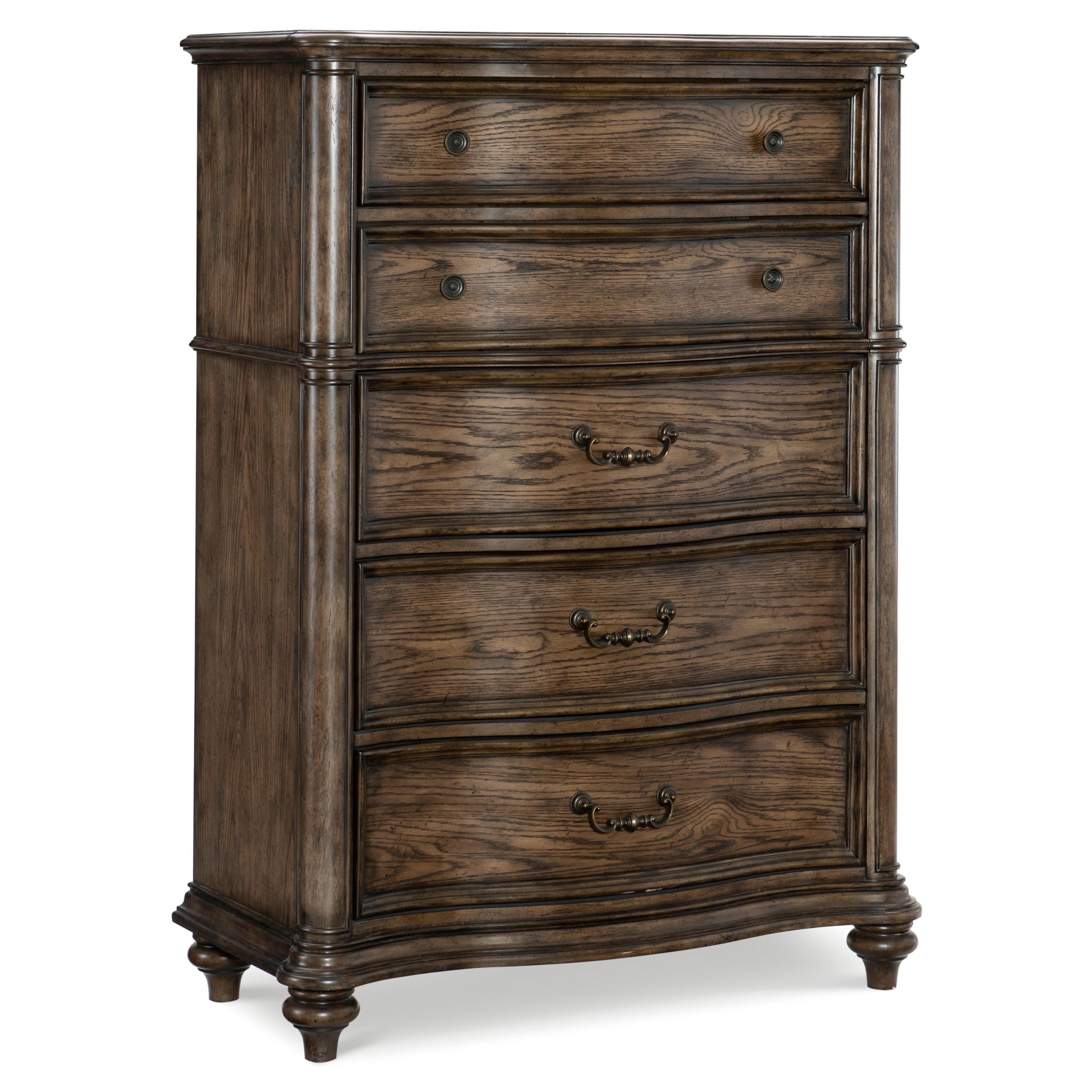 Heath Court Brown Oak Panel Bedroom Set from Homelegance - Luna Furniture