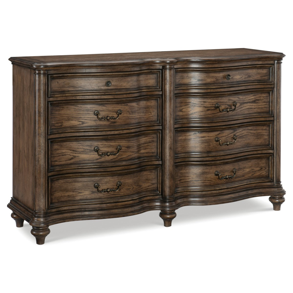 Heath Court Brown Oak Panel Bedroom Set from Homelegance - Luna Furniture