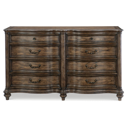 Heath Court Brown Oak Panel Bedroom Set from Homelegance - Luna Furniture