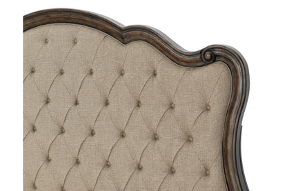 Heath Court Brown Oak King Panel Bed from Homelegance - Luna Furniture