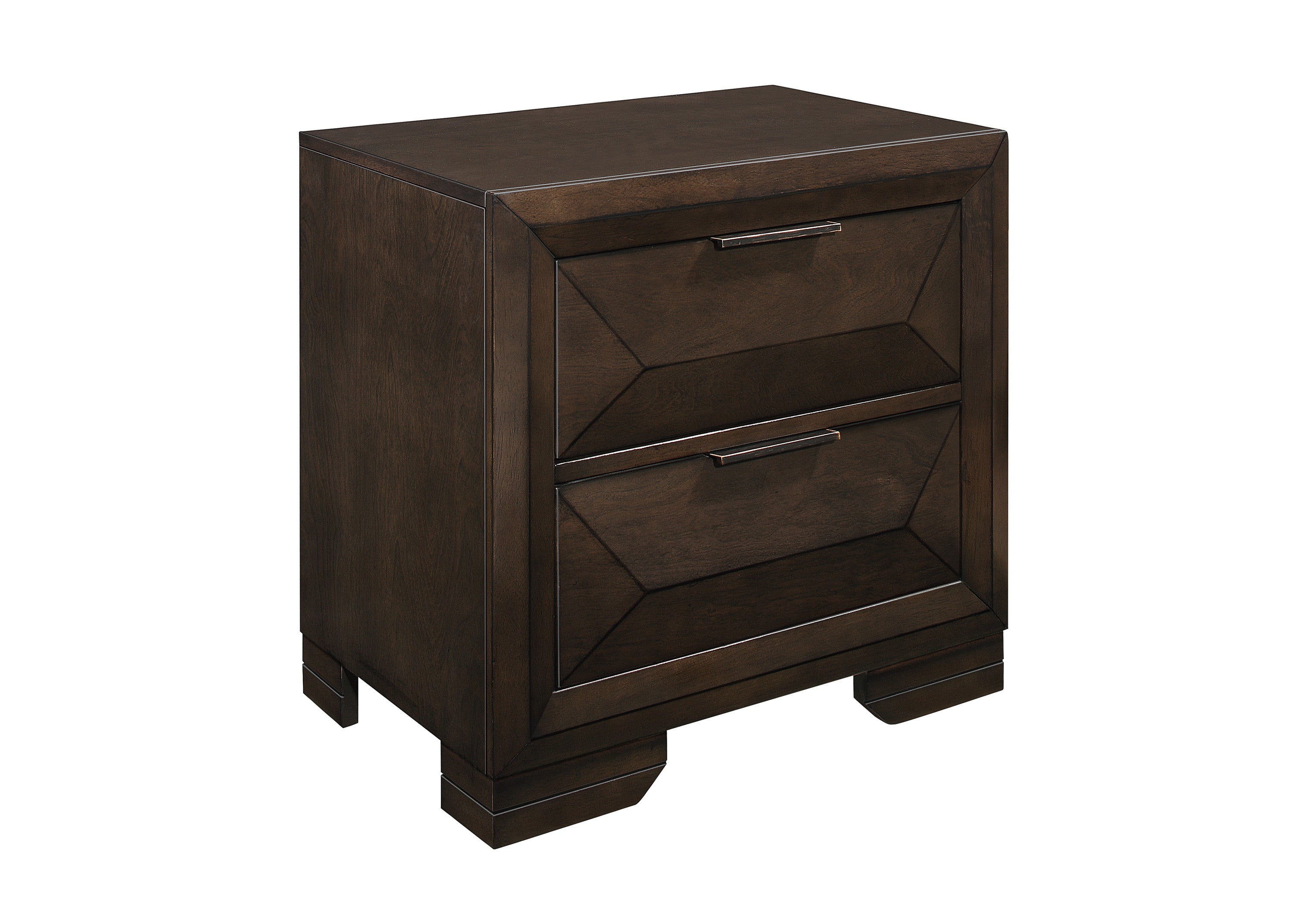 Chesky Warm Espresso Bookcase Storage Platform Bedroom Set from Homelegance - Luna Furniture