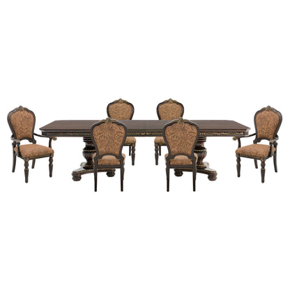 1808-112*7 7pc set (TABLE + 2 ARM + 4 SIDE CHAIRS) - 1808-112*7