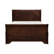 Abbeville Cherry Queen Sleigh Bed from Homelegance - Luna Furniture