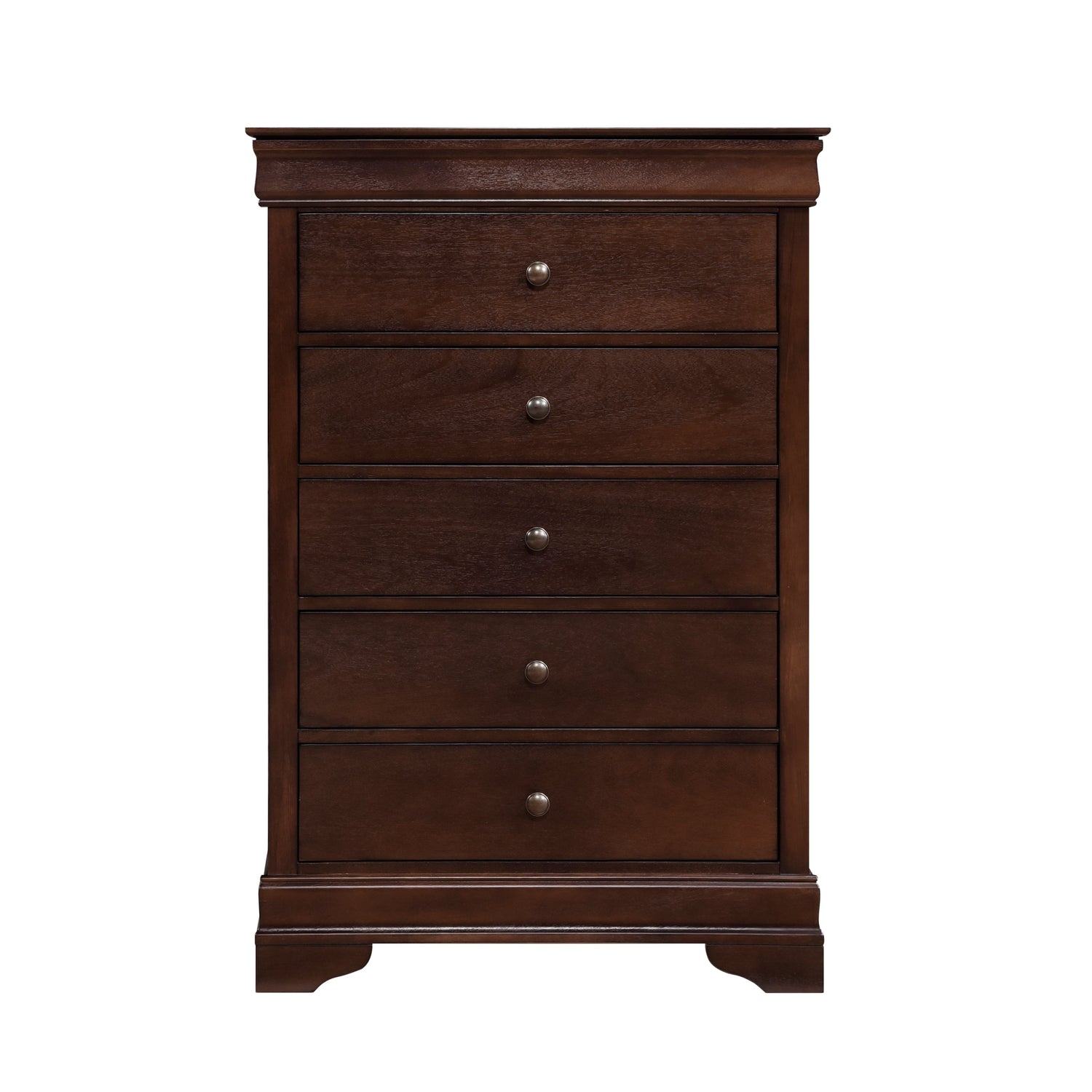 Abbeville Cherry Sleigh Bedroom Set from Homelegance - Luna Furniture