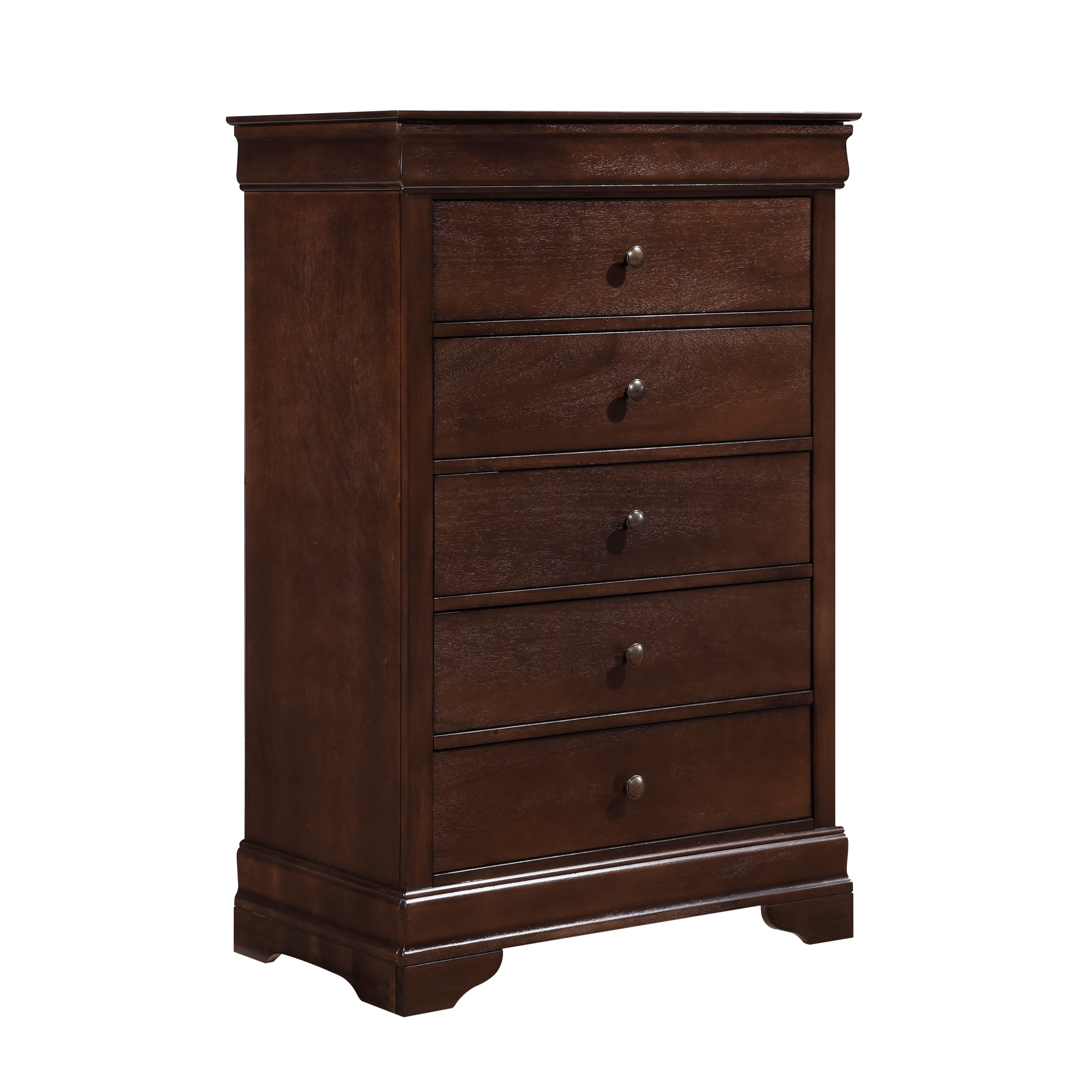Abbeville Cherry Sleigh Bedroom Set from Homelegance - Luna Furniture