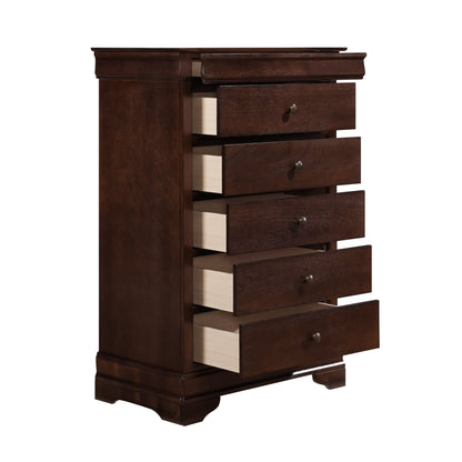 Abbeville Cherry Sleigh Bedroom Set from Homelegance - Luna Furniture