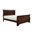 Abbeville Cherry King Sleigh Bed from Homelegance - Luna Furniture