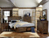 Jerrick Burnished Brown King Sleigh Storage Platform Bed from Homelegance - Luna Furniture