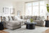 Aslan Court Pebble 6-Piece LAF Chaise Sectional from Ashley - Luna Furniture