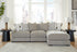 Aslan Court Pebble 3-Piece RAF Chaise Sectional from Ashley - Luna Furniture