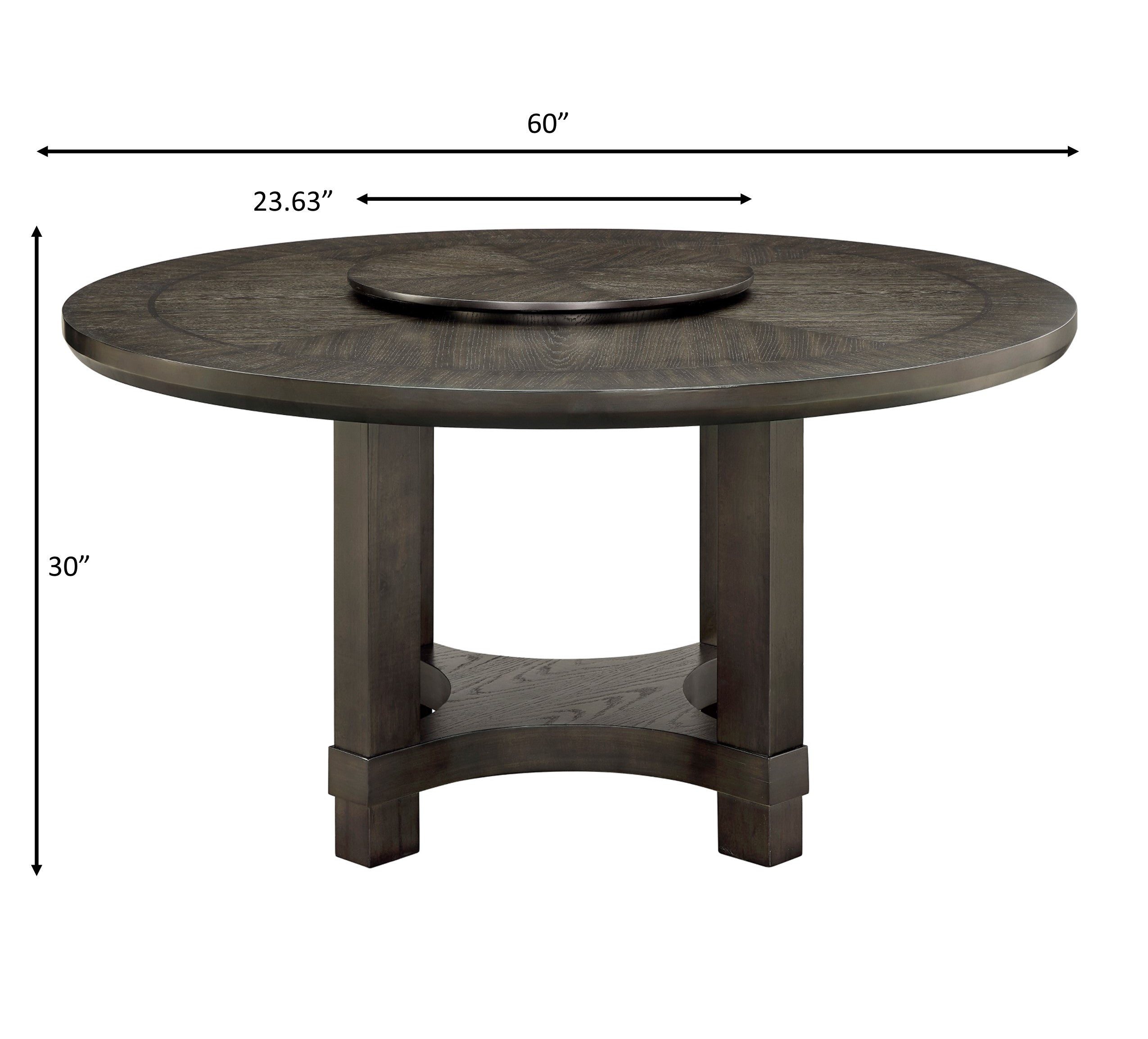 Jeffries Brown Round Dining Set from Crown Mark - Luna Furniture