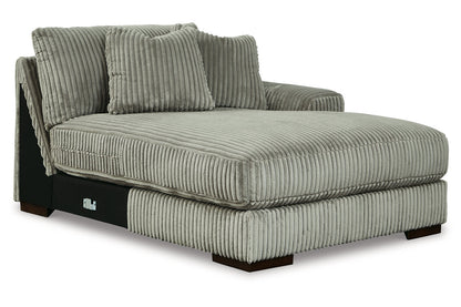 Lindyn Fog 3-Piece Sectional and Chair -  Ashley - Luna Furniture