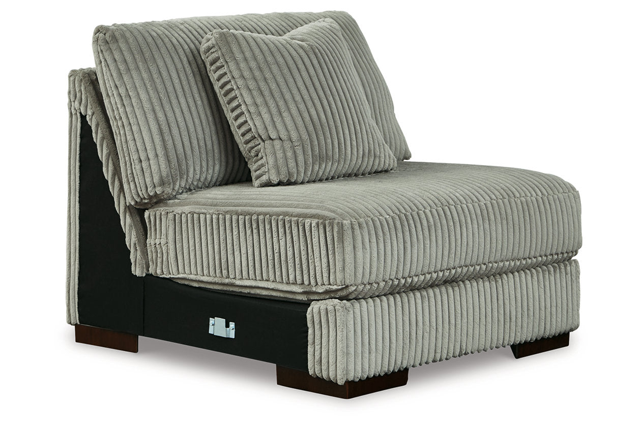 Lindyn Fog 3-Piece Sectional and Chair -  Ashley - Luna Furniture