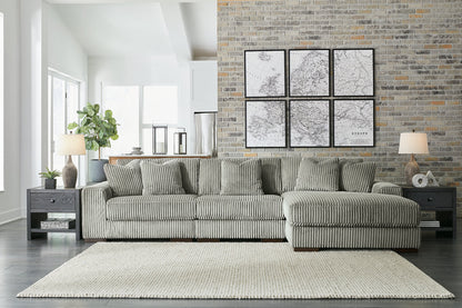 Lindyn Fog 3-Piece Sectional and Chair -  Ashley - Luna Furniture