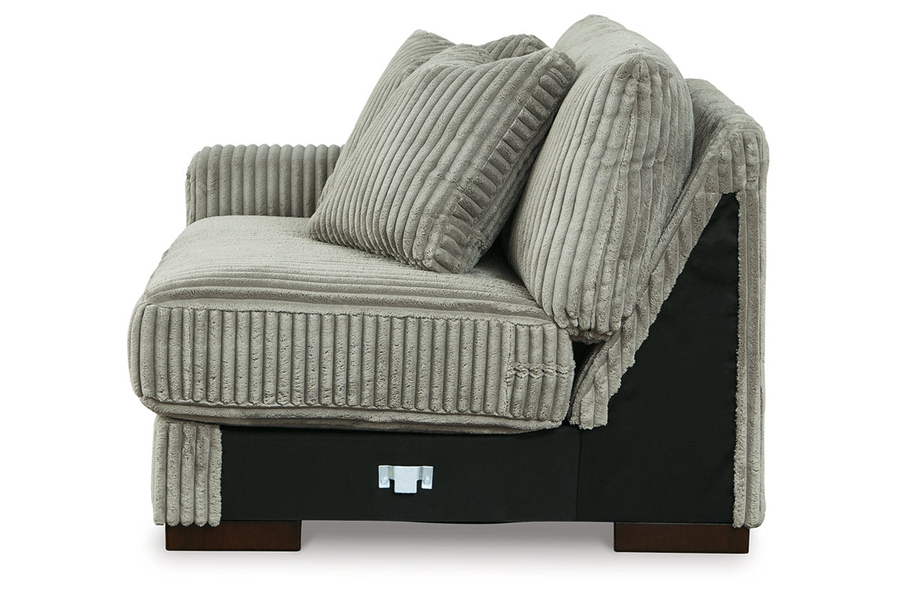 Lindyn Fog 3-Piece Sectional and Chair -  Ashley - Luna Furniture