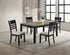 Folio Black/Neutral Dining Set from Crown Mark - Luna Furniture