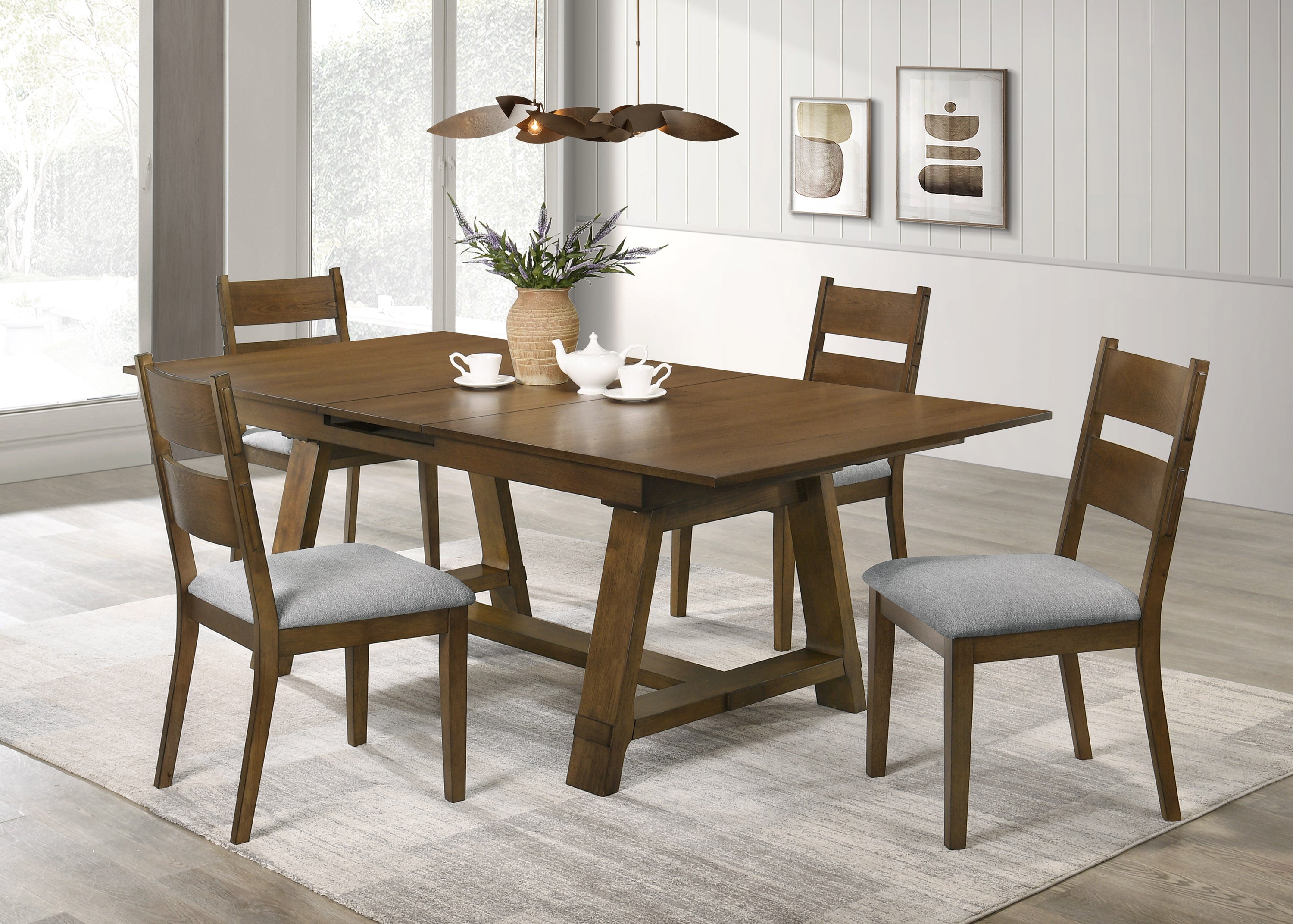 Everly Brown Dining Chair, Set of 2 from Crown Mark - Luna Furniture