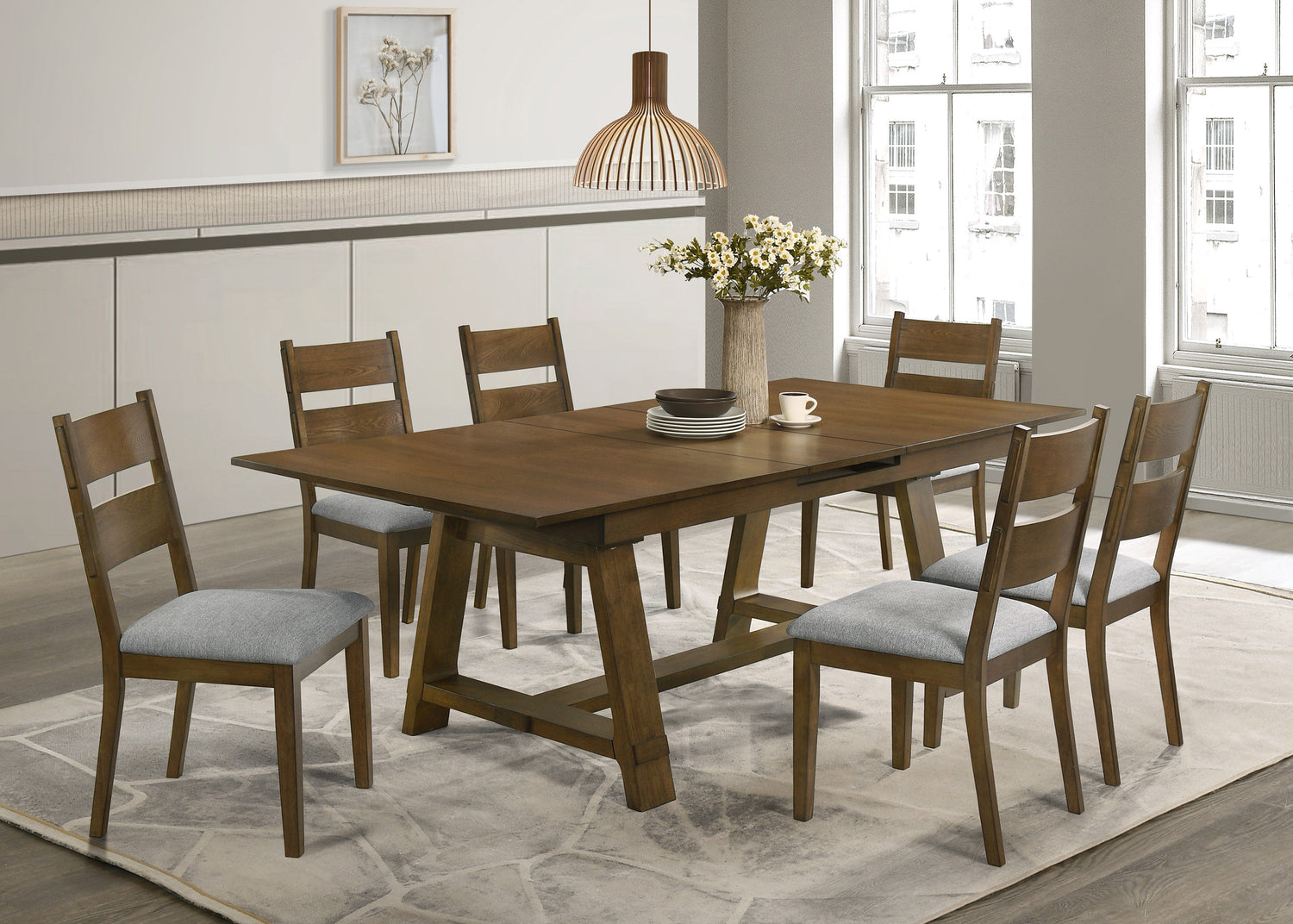 Everly Brown Dining Chair, Set of 2 from Crown Mark - Luna Furniture