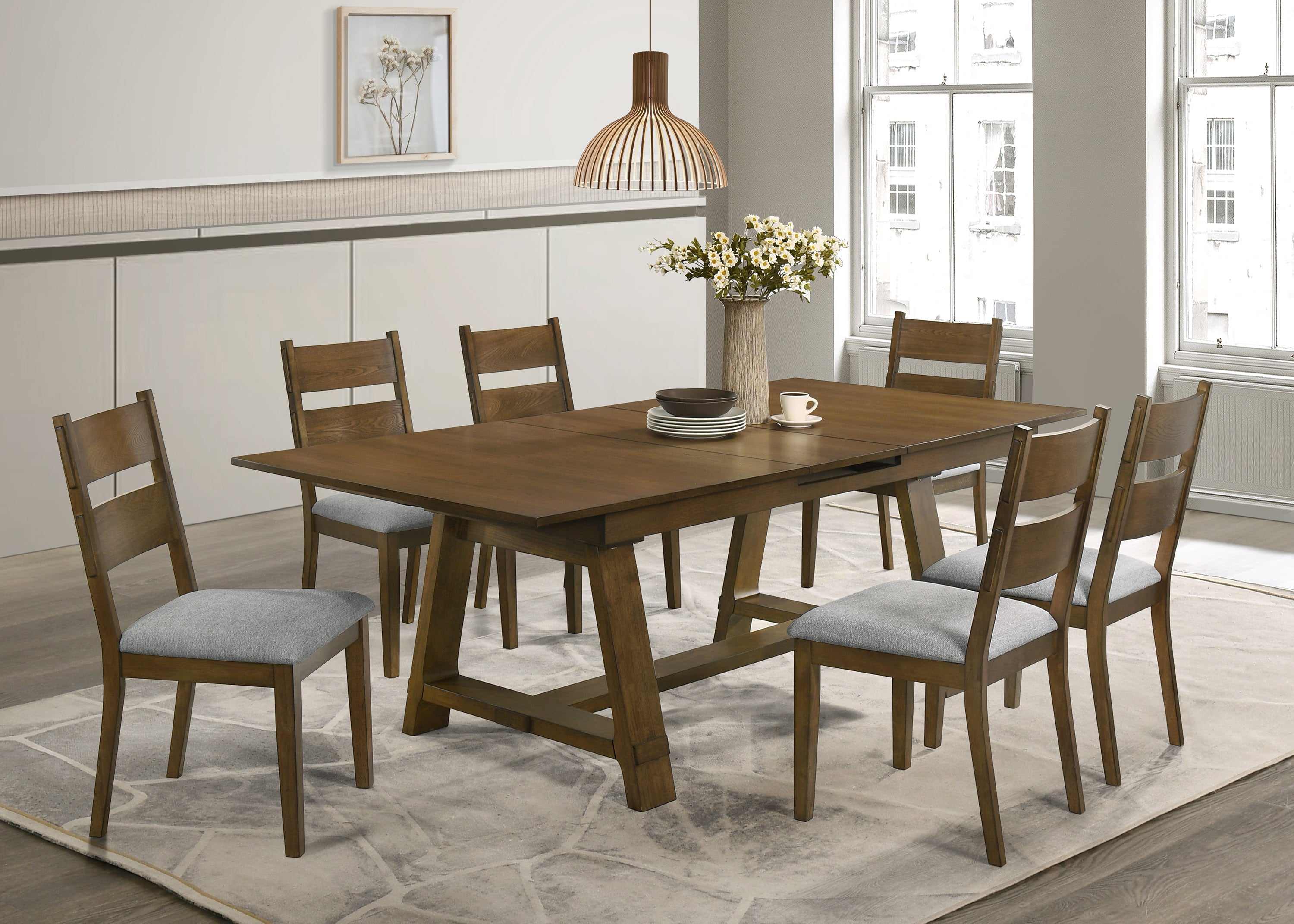 Everly Brown Dining Chair, Set of 2 from Crown Mark - Luna Furniture
